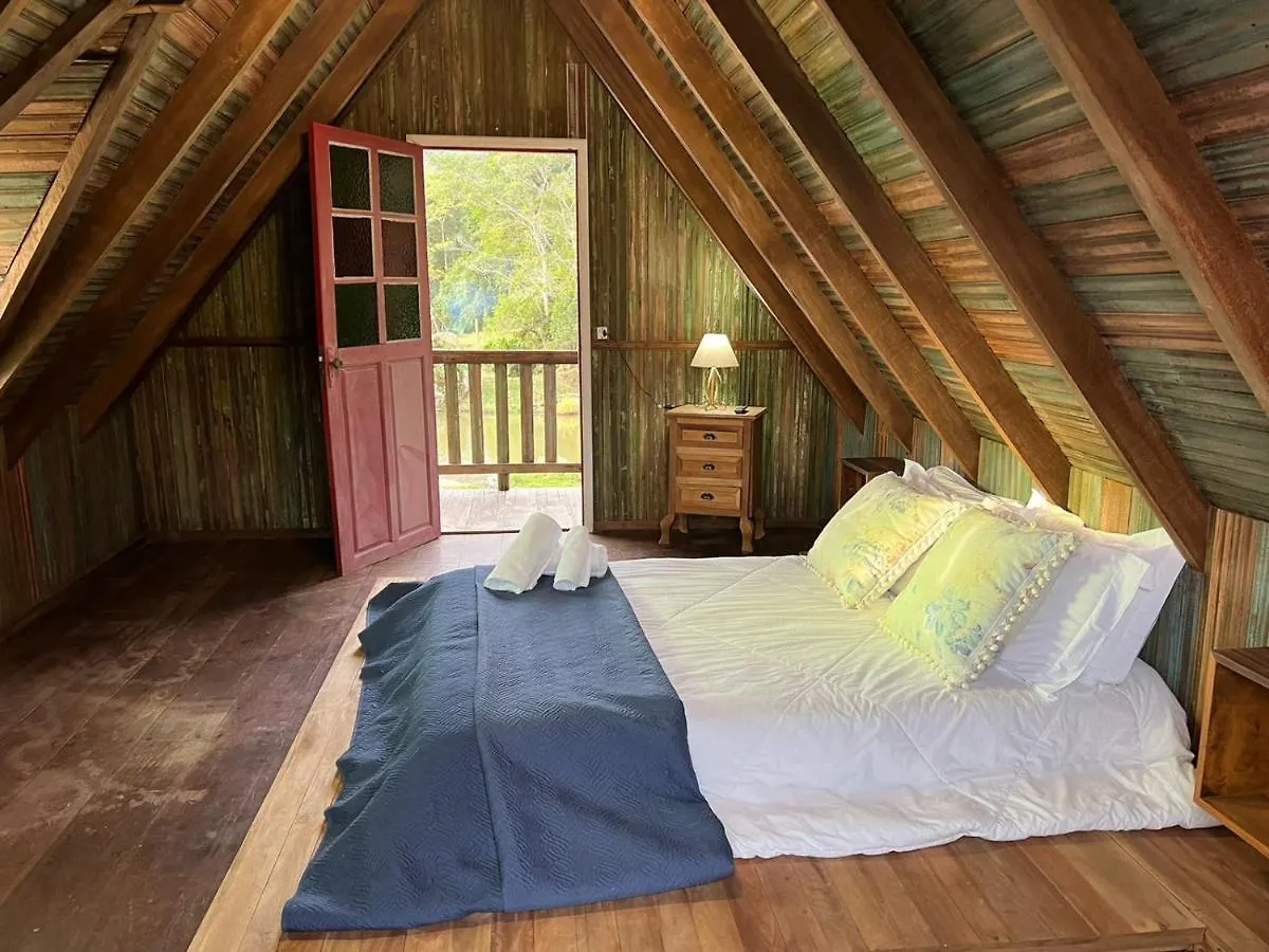 Eco Mirante Hotel Paulo Lopes Деревянный коттедж